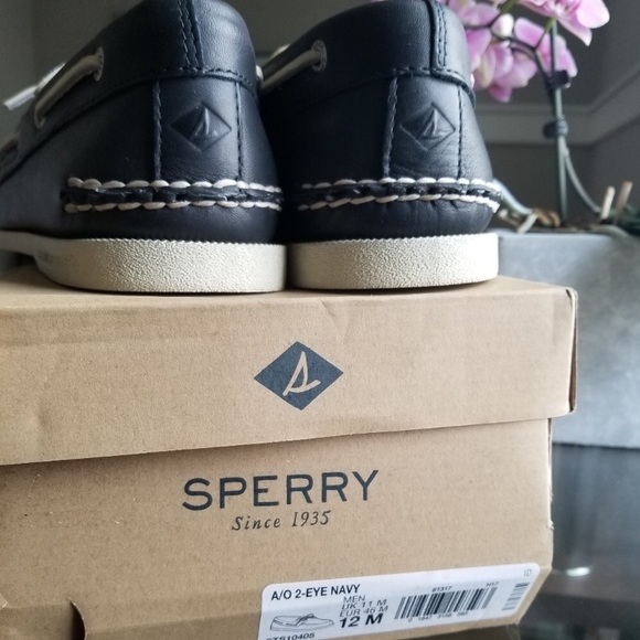 Sperry Top Sider Dark Navy Boat Shoes